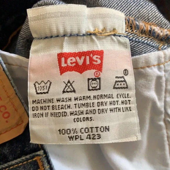 Vintage Levi’s 501 Straight-Leg Non-Stretch 100% Cotton Denim Jeans W31 L30 - Picture 8 of 15